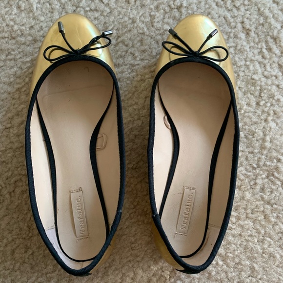 metallic shoes zara